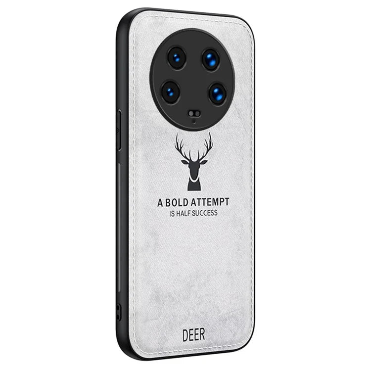 For Xiaomi 14 Ultra Case Deer Pattern PU Leather+PC+TPU Slim Phone Cover
