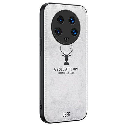 For Xiaomi 14 Ultra Case Deer Pattern PU Leather+PC+TPU Slim Phone Cover
