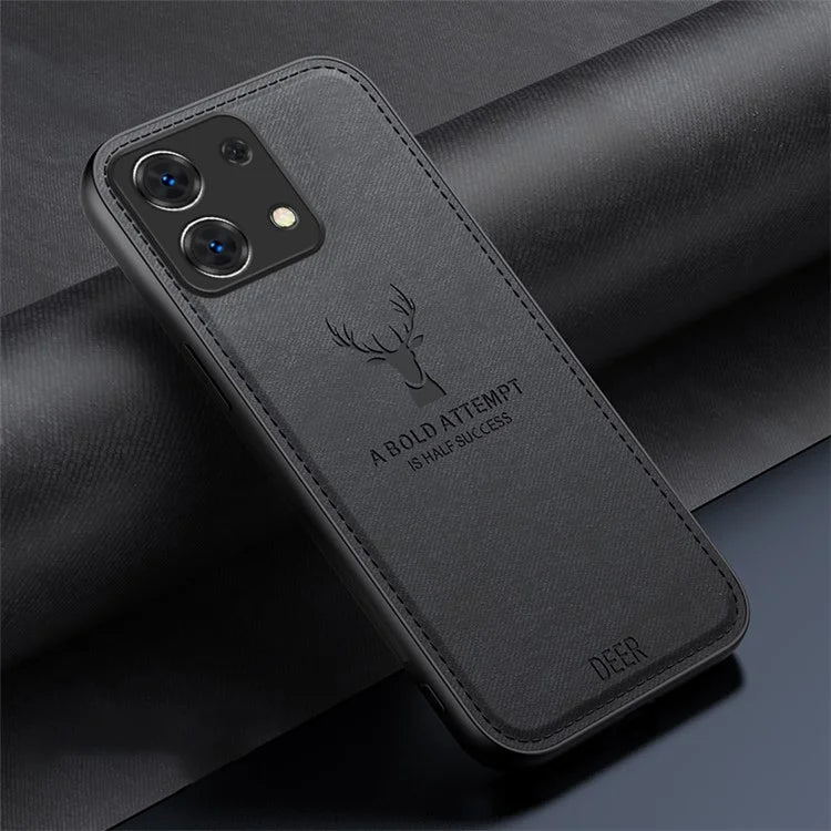 For Xiaomi Redmi Note 13 Pro 4G / Poco M6 Pro 4G Case Deer Pattern PU+PC+TPU Slim Phone Cover