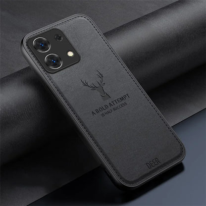 For Xiaomi Redmi Note 13 Pro 4G / Poco M6 Pro 4G Case Deer Pattern PU+PC+TPU Slim Phone Cover