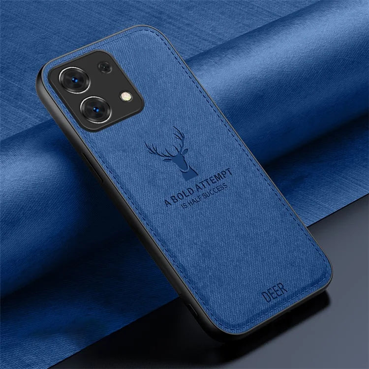 For Xiaomi Redmi Note 13 Pro 4G / Poco M6 Pro 4G Case Deer Pattern PU+PC+TPU Slim Phone Cover