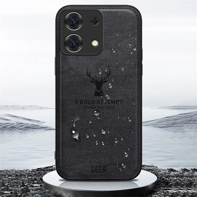 For Xiaomi Redmi Note 13 Pro 4G / Poco M6 Pro 4G Case Deer Pattern PU+PC+TPU Slim Phone Cover