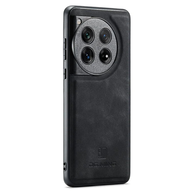 DG.MING For OnePlus 12 5G Case Leather+PC+TPU Anti-Drop Phone Cover