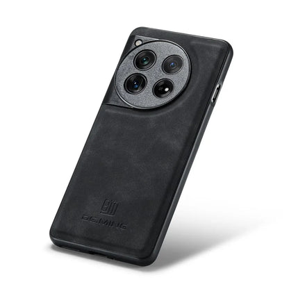 DG.MING For OnePlus 12 5G Case Leather+PC+TPU Anti-Drop Phone Cover