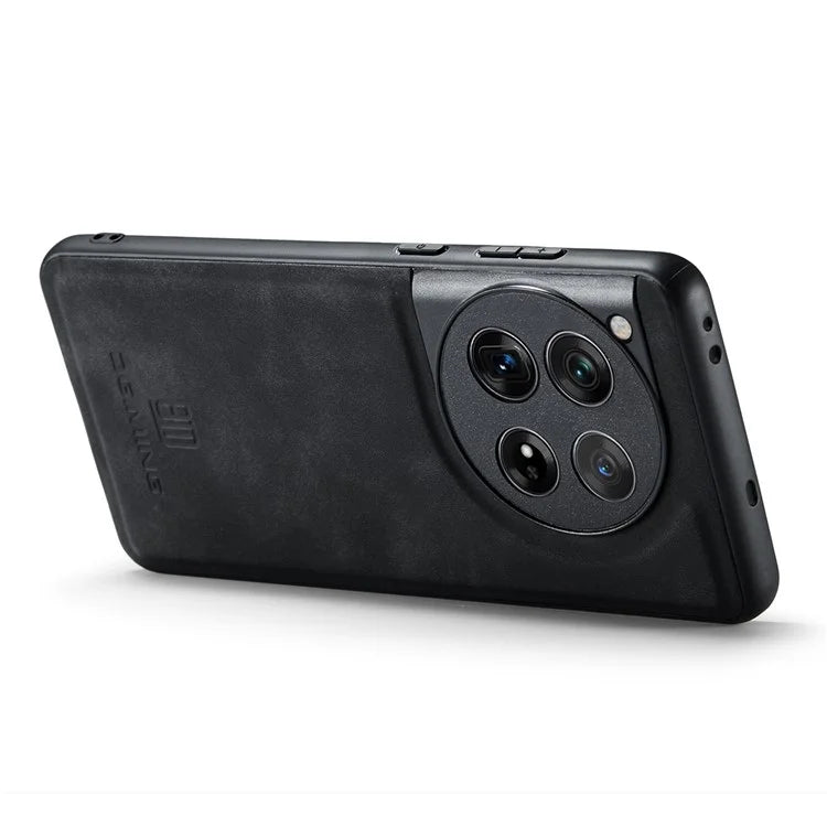 DG.MING For OnePlus 12 5G Case Leather+PC+TPU Anti-Drop Phone Cover