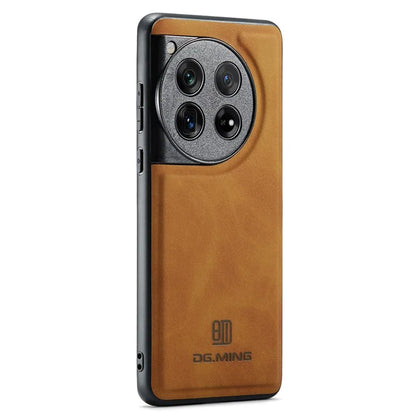DG.MING For OnePlus 12 5G Case Leather+PC+TPU Anti-Drop Phone Cover