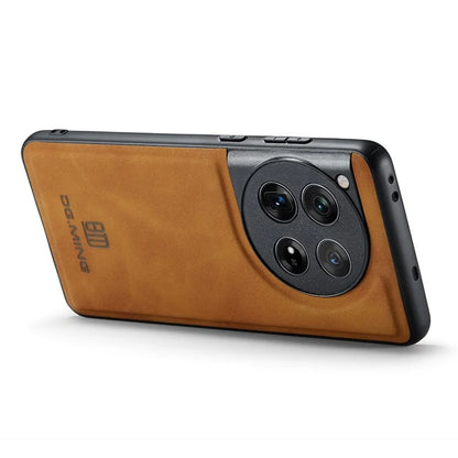 DG.MING For OnePlus 12 5G Case Leather+PC+TPU Anti-Drop Phone Cover