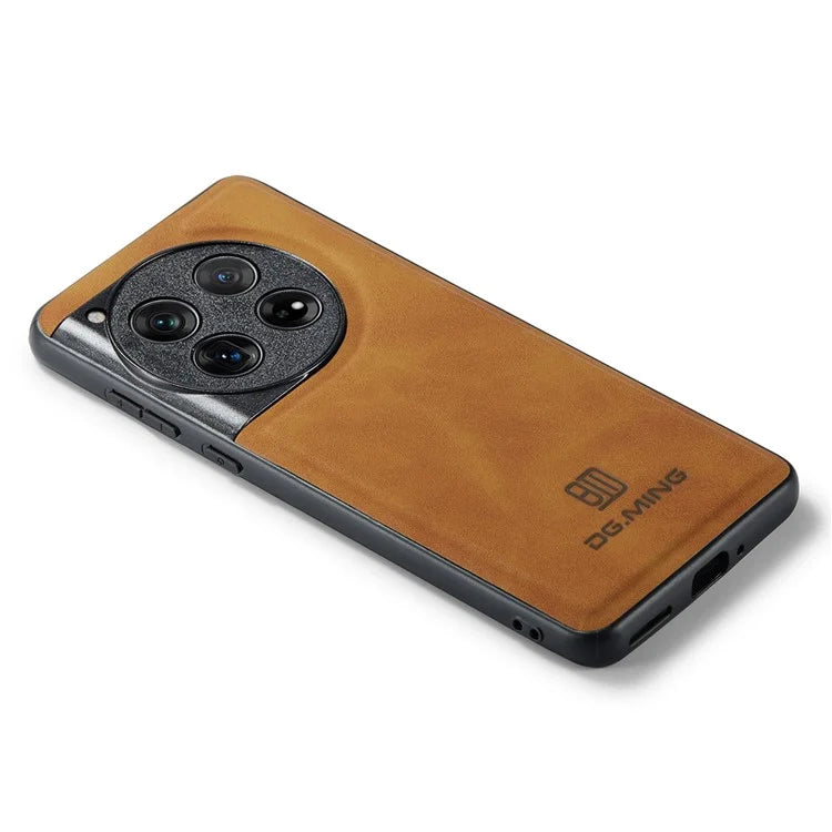DG.MING For OnePlus 12 5G Case Leather+PC+TPU Anti-Drop Phone Cover