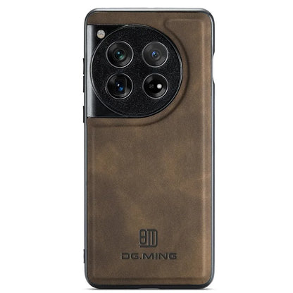 DG.MING For OnePlus 12 5G Case Leather+PC+TPU Anti-Drop Phone Cover