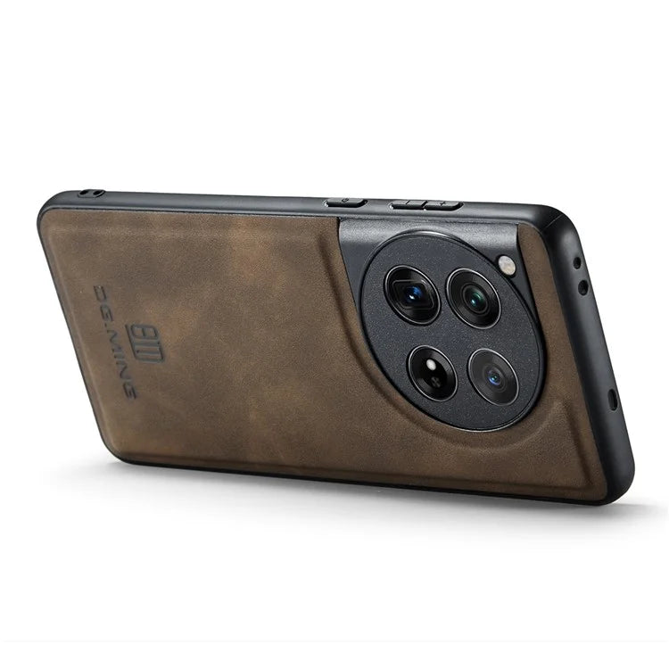 DG.MING For OnePlus 12 5G Case Leather+PC+TPU Anti-Drop Phone Cover