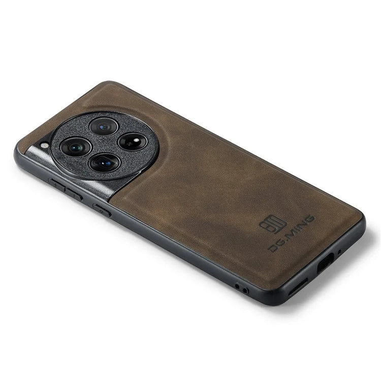 DG.MING For OnePlus 12 5G Case Leather+PC+TPU Anti-Drop Phone Cover