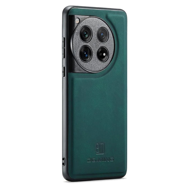 DG.MING For OnePlus 12 5G Case Leather+PC+TPU Anti-Drop Phone Cover
