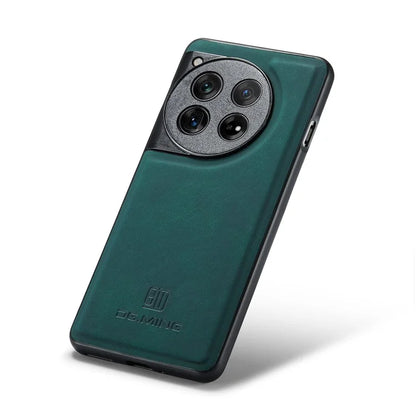 DG.MING For OnePlus 12 5G Case Leather+PC+TPU Anti-Drop Phone Cover