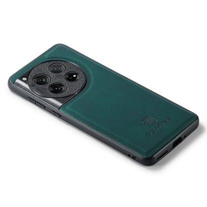 DG.MING For OnePlus 12 5G Case Leather+PC+TPU Anti-Drop Phone Cover