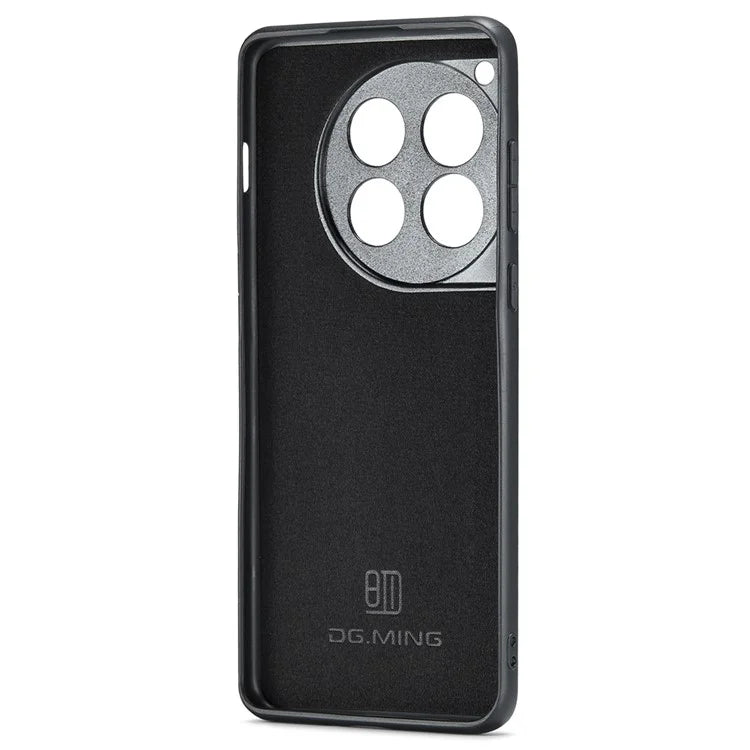 DG.MING For OnePlus 12 5G Case Leather+PC+TPU Anti-Drop Phone Cover
