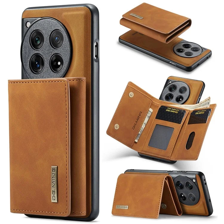 DG.MING M1 Series for OnePlus 12 5G Case Detachable Wallet Phone Cover