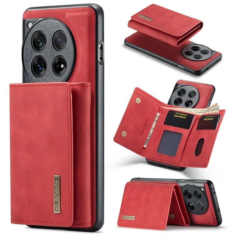 DG.MING M1 Series for OnePlus 12 5G Case Detachable Wallet Phone Cover