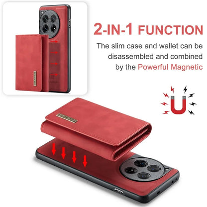 DG.MING M1 Series for OnePlus 12 5G Case Detachable Wallet Phone Cover