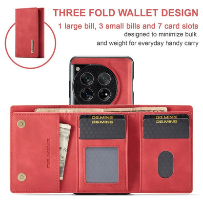 DG.MING M1 Series for OnePlus 12 5G Case Detachable Wallet Phone Cover