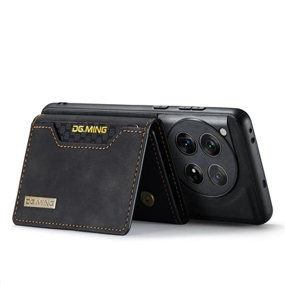 DG.MING M2 Series for OnePlus 12 5G Kickstand Case Detachable Magnetic Wallet Phone Cover