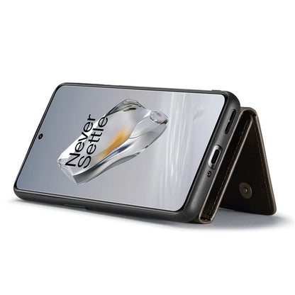 DG.MING M2 Series for OnePlus 12 5G Kickstand Case Detachable Magnetic Wallet Phone Cover