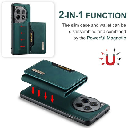 DG.MING M2 Series for OnePlus 12 5G Kickstand Case Detachable Magnetic Wallet Phone Cover