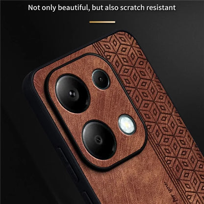 AZNS For Xiaomi Redmi Note 13 Pro 4G / Poco M6 Pro 4G Case Shockproof PU Leather Covered TPU Phone Shell