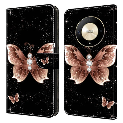 For Honor Magic6 Lite 5G / X9b 5G Wallet Case Anti-Drop 3D Pattern Printing Phone Cover