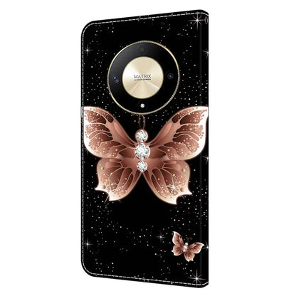 For Honor Magic6 Lite 5G / X9b 5G Wallet Case Anti-Drop 3D Pattern Printing Phone Cover