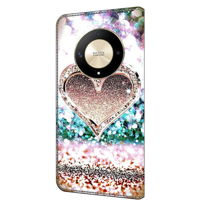 For Honor Magic6 Lite 5G / X9b 5G Wallet Case Anti-Drop 3D Pattern Printing Phone Cover