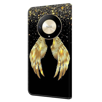 For Honor Magic6 Lite 5G / X9b 5G Wallet Case Anti-Drop 3D Pattern Printing Phone Cover