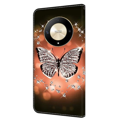 For Honor Magic6 Lite 5G / X9b 5G Wallet Case Anti-Drop 3D Pattern Printing Phone Cover