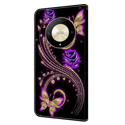 For Honor Magic6 Lite 5G / X9b 5G Wallet Case Anti-Drop 3D Pattern Printing Phone Cover