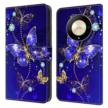 For Honor Magic6 Lite 5G / X9b 5G Wallet Case Anti-Drop 3D Pattern Printing Phone Cover
