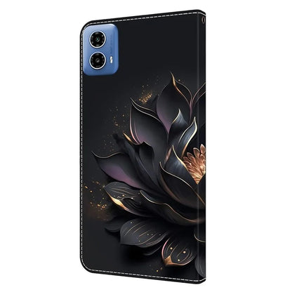 For Motorola Moto G34 5G Case PU Leather 3D Pattern Wallet Phone Cover with Standing Function