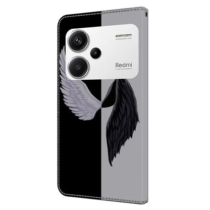 For Xiaomi Redmi Note 13 Pro+ 5G Leather Case 3D Creative Pattern Design Flip Stand Phone Cover