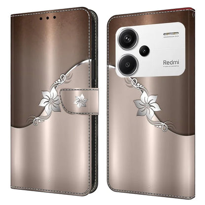 For Xiaomi Redmi Note 13 Pro+ 5G Leather Case 3D Creative Pattern Design Flip Stand Phone Cover