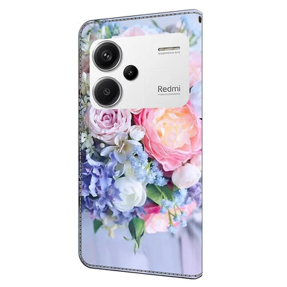 For Xiaomi Redmi Note 13 Pro+ 5G Leather Case 3D Creative Pattern Design Flip Stand Phone Cover
