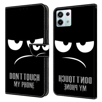 For Xiaomi Redmi Note 13 Pro 5G / Poco X6 5G Case 3D Pattern Flip Wallet PU Leather Phone Cover