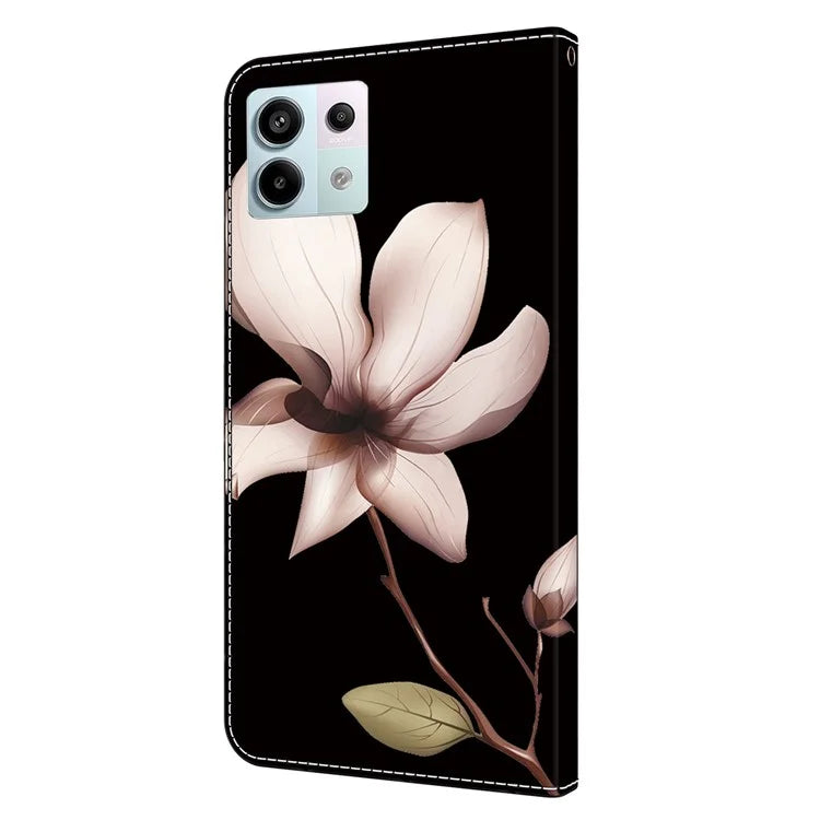 For Xiaomi Redmi Note 13 Pro 5G / Poco X6 5G Case 3D Pattern Flip Wallet PU Leather Phone Cover