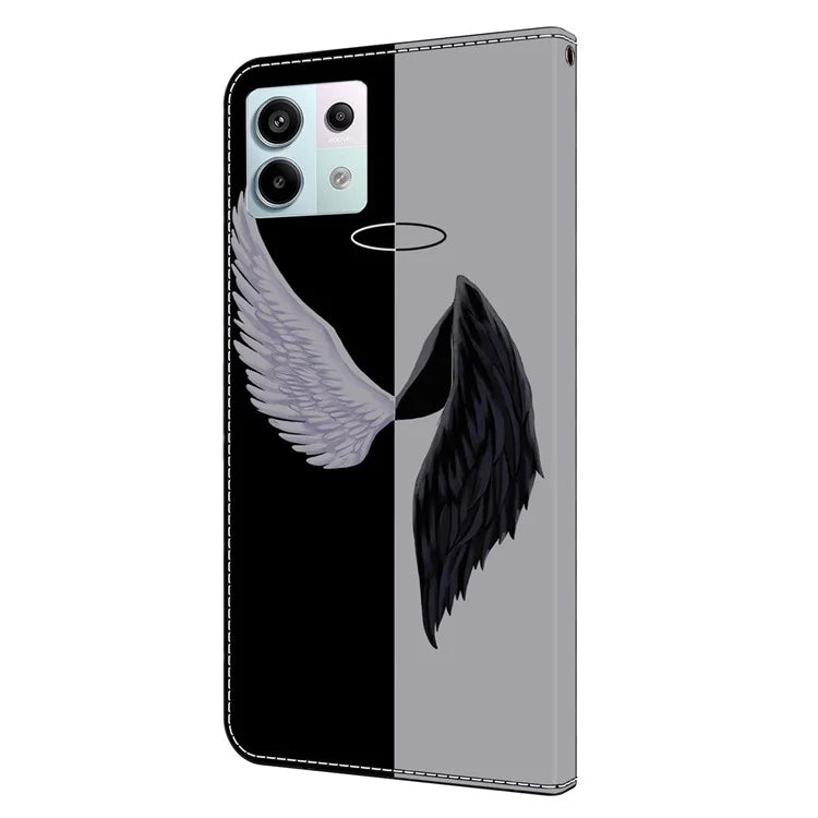 For Xiaomi Redmi Note 13 Pro 5G / Poco X6 5G Case 3D Pattern Flip Wallet PU Leather Phone Cover