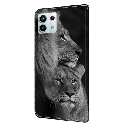 For Xiaomi Redmi Note 13 Pro 5G / Poco X6 5G Case 3D Pattern Flip Wallet PU Leather Phone Cover
