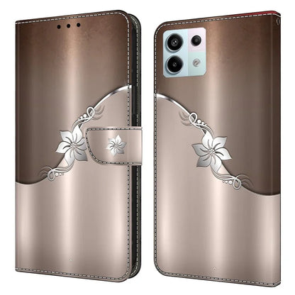 For Xiaomi Redmi Note 13 Pro 5G / Poco X6 5G Case 3D Pattern Flip Wallet PU Leather Phone Cover