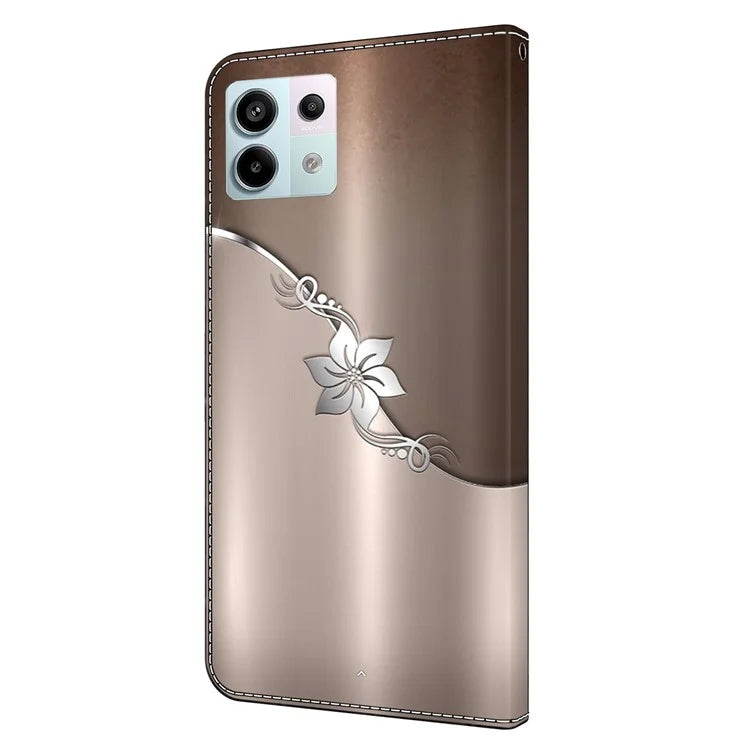For Xiaomi Redmi Note 13 Pro 5G / Poco X6 5G Case 3D Pattern Flip Wallet PU Leather Phone Cover