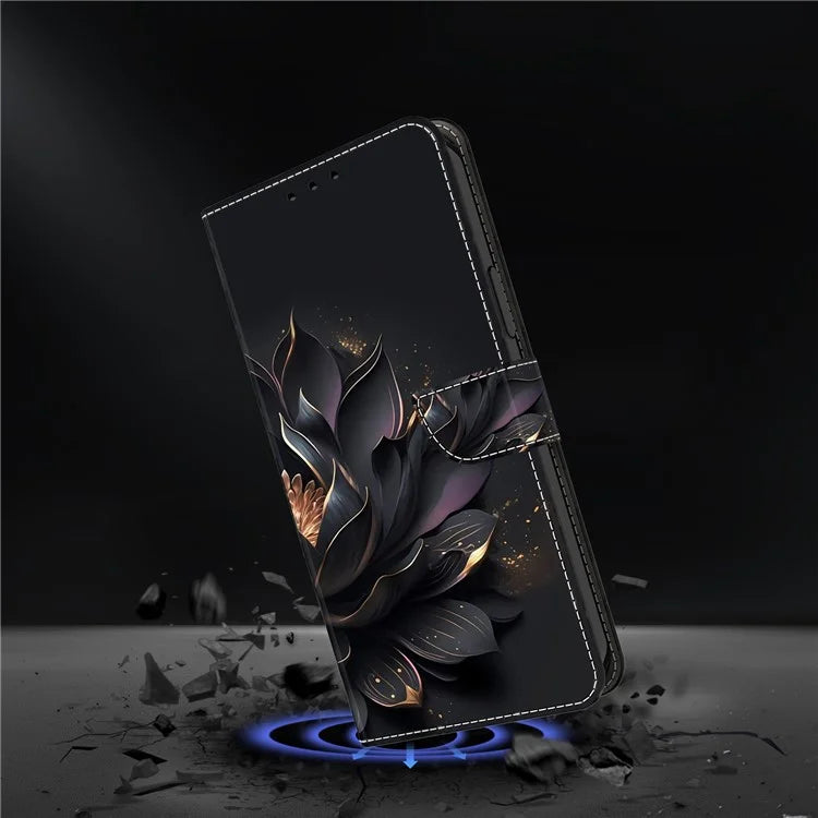 For Xiaomi Redmi Note 13 Pro 5G / Poco X6 5G Case 3D Pattern Flip Wallet PU Leather Phone Cover