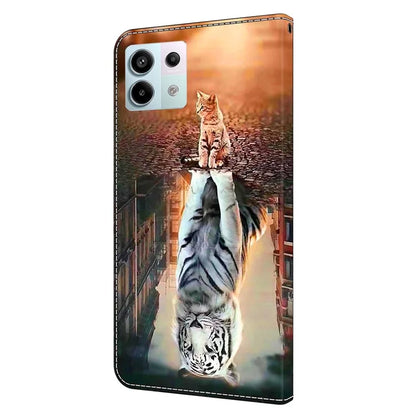 For Xiaomi Redmi Note 13 Pro 5G / Poco X6 5G Case 3D Pattern Flip Wallet PU Leather Phone Cover