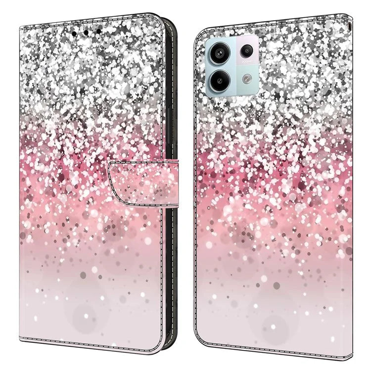For Xiaomi Redmi Note 13 Pro 5G / Poco X6 5G Case 3D Pattern Flip Wallet PU Leather Phone Cover