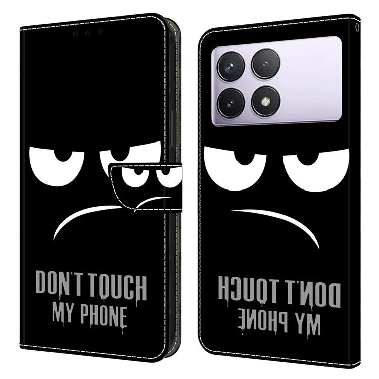For Xiaomi Redmi K70E 5G / Poco X6 Pro 5G Case Wallet 3D Pattern PU Leather Phone Cover