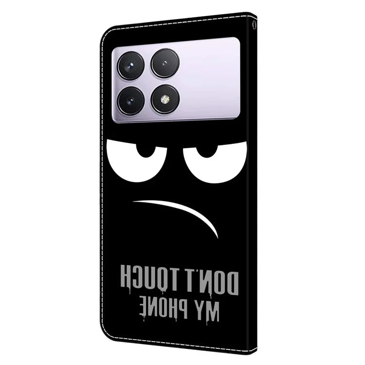 For Xiaomi Redmi K70E 5G / Poco X6 Pro 5G Case Wallet 3D Pattern PU Leather Phone Cover