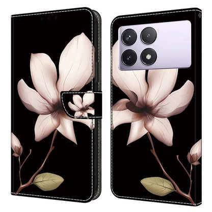 For Xiaomi Redmi K70E 5G / Poco X6 Pro 5G Case Wallet 3D Pattern PU Leather Phone Cover